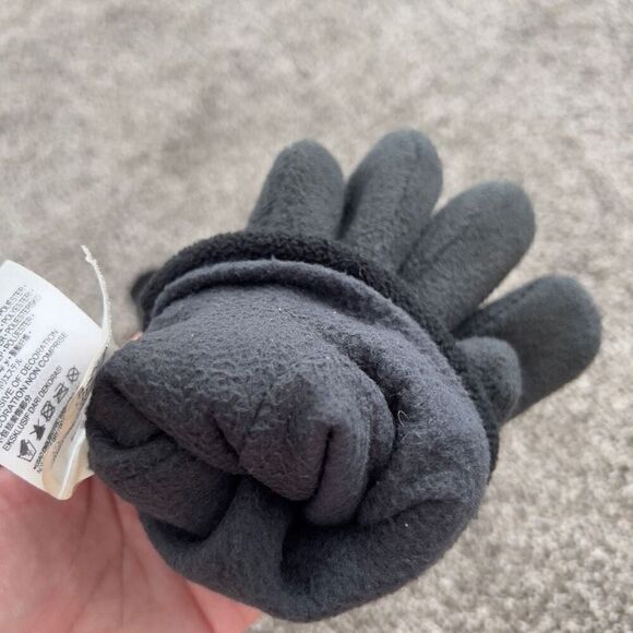Youth Nike gray fleece gloves - Picture 4 of 6